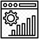 Analisis De Mercado Seo Optimizacion De Sitios Web Icono