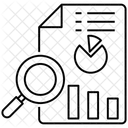 Analisis De Negocios Analisis De Informes Seguimiento De Informes Icono