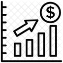 Beneficio Empresarial Crecimiento Empresarial Crecimiento De Ingresos Icono