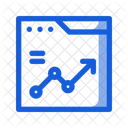 Sitio Web SEO Marketing Icono