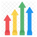 Crecimiento De Datos Crecimiento Empresarial Analisis De Datos Icono