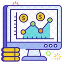 Analisis De Ventas Grafico De Barras Grafico De Barras Icono