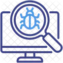 Escaneo Busqueda Y Analisis De Virus Icono