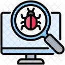 Escaneo Busqueda Y Analisis De Virus Icono