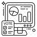 Analisis De Votos Estadisticas De Votos Datos De Votacion Icono