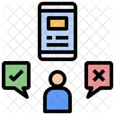 Analisis De Votos Noticias Falsas Informe De Noticias Icono