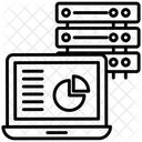 Analisis De Servidores De Datos Centro De Datos Rack De Datos Icono