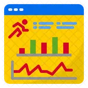 Analisis De Ejecucion En Linea Ejecucion De Aplicacion Web Ejecucion De Aplicacion Icono