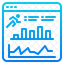 Analisis De Ejecucion En Linea Ejecucion De Aplicacion Web Ejecucion De Aplicacion Icono