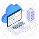 Analisis De Datos En La Nube Datos En La Nube Infografia En La Nube Icono