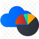 Analisis De La Nube Analisis De La Nube Estadisticas De La Nube Icono