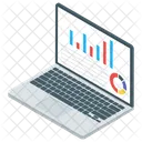 Estadisticas Analisis En Linea Seguimiento Empresarial Icono