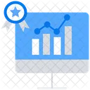 Grafico Analisis En Linea Analisis De Estudio Icono