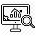 Monitoreo De Isystem Analisis En Linea Analisis De Datos En Linea Icono