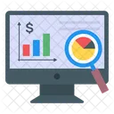 Analisis De Datos Analisis En Linea Estadisticas Icono