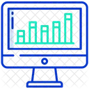 Analisis En Linea Analisis En Linea Grafico En Linea Icono