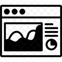 Analizar Analizar Datos En Linea Icono