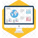 Analisis En Linea Grafico Diagrama Icono