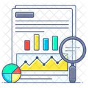 Analisis De Datos Analisis Estadistico Evaluacion De Datos Icono