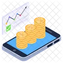 Negocios En Linea Aplicaciones Comerciales Analisis De Datos Icon