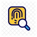 Analisis Forense Digital Ciberseguridad Investigacion Icono