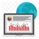 Analisis Global Infografia Estadisticas Icono