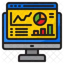 Grafico De Analisis Informe Gestion Icono