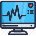 Análisis del monitor de ECG  Icono