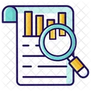 Grafico De Barras Analisis De Datos Estadisticas Comerciales Icono