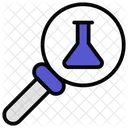 Analisis Quimico Analisis De Laboratorio Experimento Icono