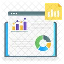 Analisis De Sitios Web Analisis De Datos Analisis De Negocios Icon