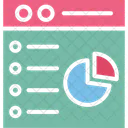 Evaluacion Empresarial Analisis Grafico Analisis En Linea Icono