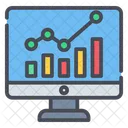 Analisis Web Estadisticas Analisis De Datos Icono