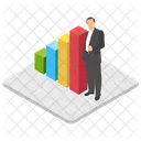 Analista De Negocios Gerente Comercial Profesional De Negocios Icono