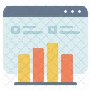 Taxas De Conversao Visualizacao De Dados Metricas Icon