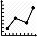 Analise Visualizacao De Dados Grafico De Linhas Ícone