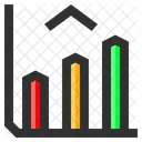 Gráfico de aumento  Ícone