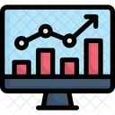 Analisis En Linea Grafico De Analisis Grafico Icono