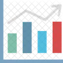Analisis Grafico De Barras Crecimiento Empresarial Icono