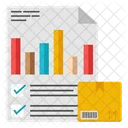 Analisis Logistico Infografia Estadisticas Icono