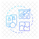 Análisis y planificación de la fuerza laboral  Icono