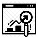 Analitico Monitor Grafico Ícone