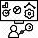Analitico Insight Computador Ícone