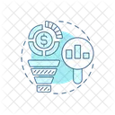 Analisis De Datos De Gastos Datos De Gastos Gestion De Gastos Icono