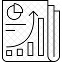 Analyses Statistiques Graphique Icône