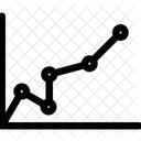 Analyse Vorhersage Regression Symbol