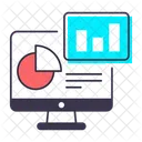 Analyse Marketing Statistiques Icône