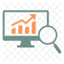 Analyse Statistiques Croissance Icône