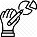 Analyse Diagrammerstellung Datenerfassung Symbol