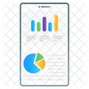 Mobile Analytics Online Analytics Infografik Symbol